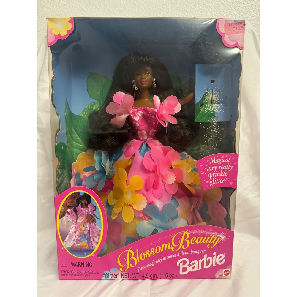 Vintage Blossom Beauty Barbie Doll African American 1996 Mattel 17033 NIB